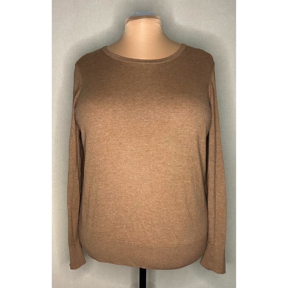 🍁Faded Glory Camel Tan Sweater Size 20-XXL